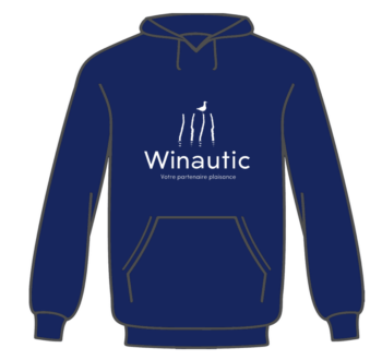 Winautic Sweat à capuche homme écoresponsable